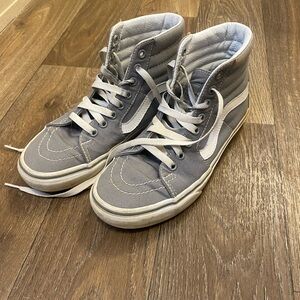 Grey Vans high top